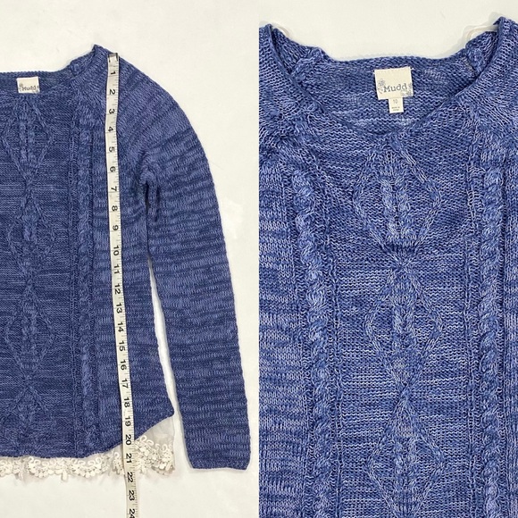 Mudd Cable Knit Girls Sweater - Picture 4 of 6